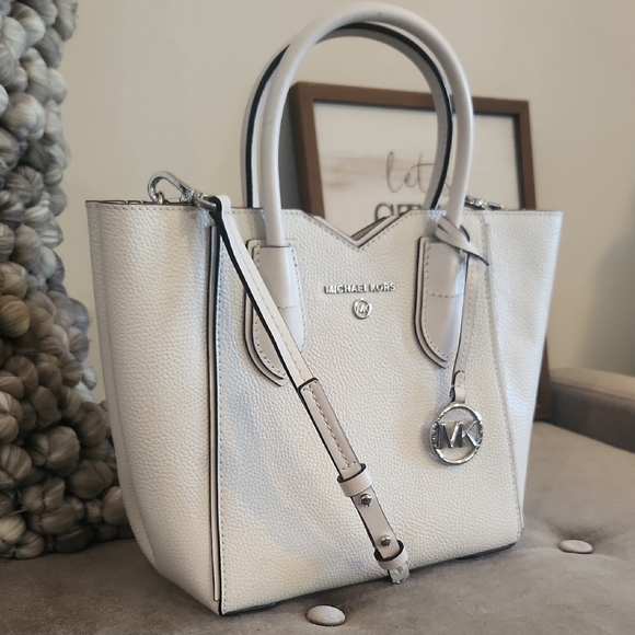 Michael Kors Mae Small Satchel/Crossbody Bag - Picture 2 of 13